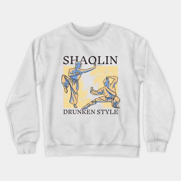 Shaolin Kung Fu Drunken Style Crewneck Sweatshirt by FelippaFelder